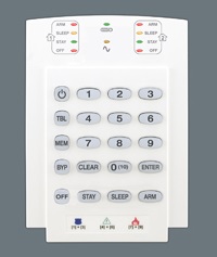 10-Zone Hardwired LED Keypad Module (Vertical)